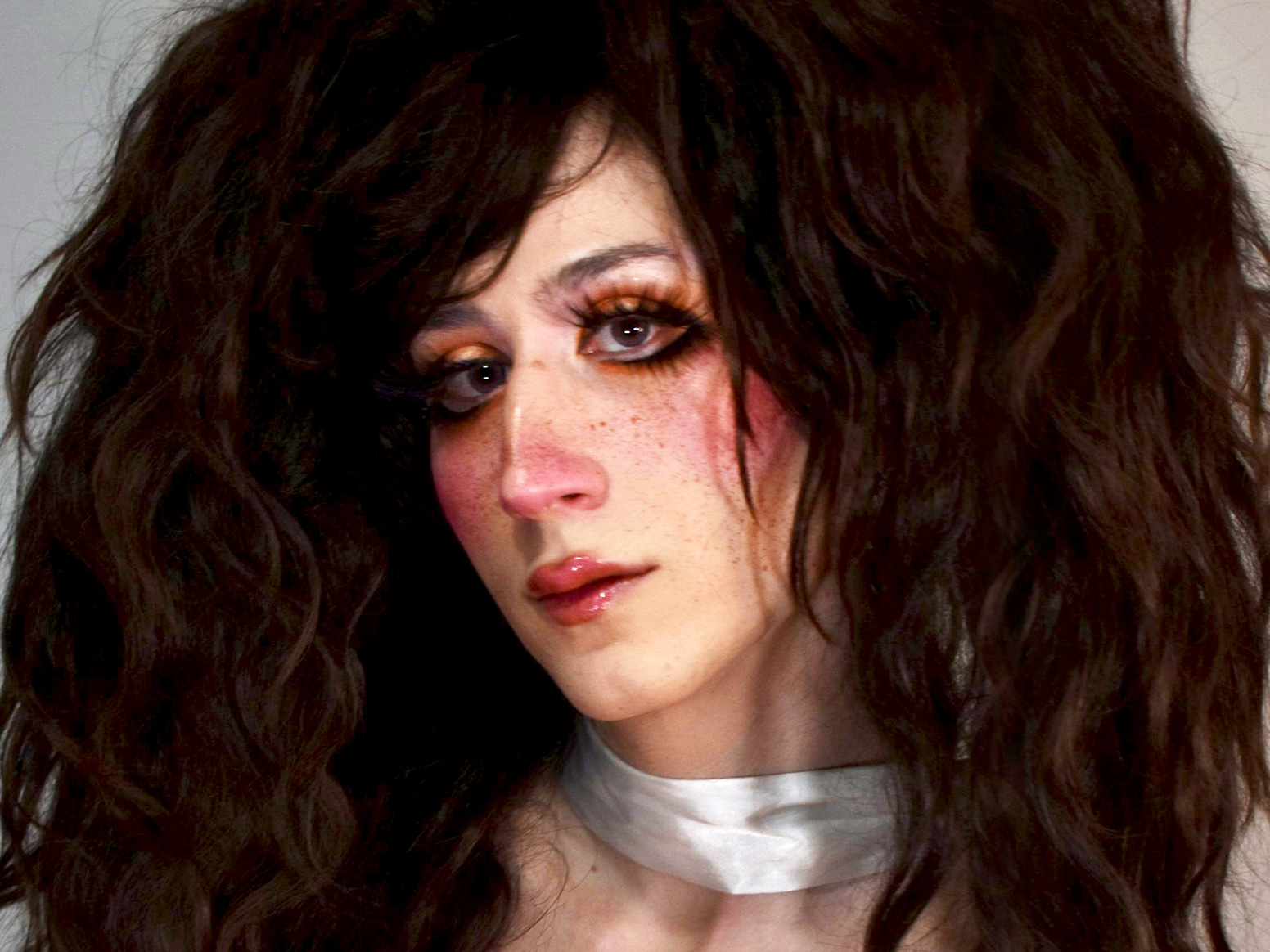 Through theater, improv and play, Flaminia is reimagining the art of drag into something all her own