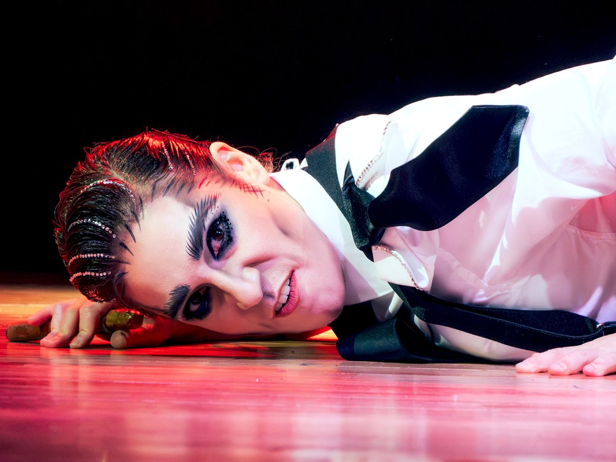 Connecticut drag king Dom Parinyon takes the spotlight at the BUTT TOOT KING tour’s Hartford stop